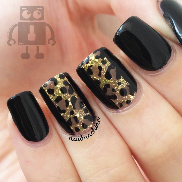 009 23012015 Leopard Nails